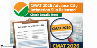 CMAT 2026 Advance City Intimation Slip Released at cmat.nta.nic.in; Check Details Here